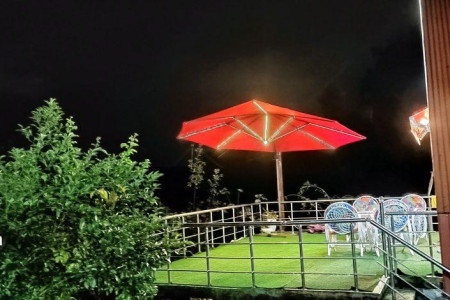 اجاره کلبه چوبی سوئیسی یکخوابه وارش حیاط