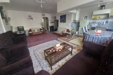 پذیرایی  آپارتمان دوخوابه مبله زیباسازان | آپارتمان در شاهرود | ایجاره