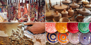 سوغات صنایع دستی شاهرود شامل گلیم و جاجیم جاهای دیدنی شاهرود؛ از جنگلهای هیرکانی تا سکوت کویر | ایجاره